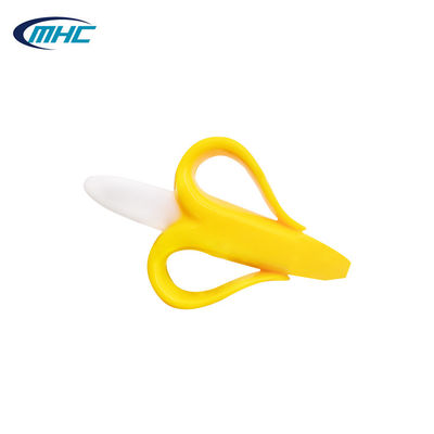 ซื้อ ยางกัดซิลิโคนเด็กปลอดสารพิษยางกัดแปรงสีฟันกล้วยนุ่มปรับแต่งได้ online manufacture