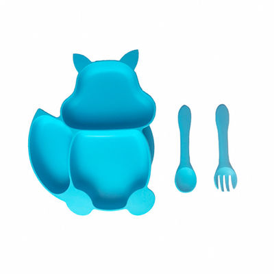 ซื้อ ชามซิลิโคนพับได้รูปสุนัขจิ้งจอกปลอดสารพิษ Bpa Free ปรับแต่งด้วยช้อน online manufacture