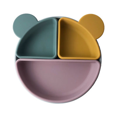 ซื้อ Bpa Free Kids Tableware Food Grade 2022 ชุดจานป้อนอาหารเด็กซิลิโคนแบบดูด online manufacture