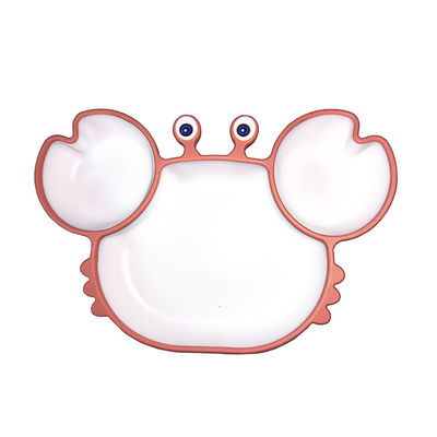 ซื้อ ชามดูดซิลิโคนรูปปูแบ่งเกรดอาหารเป็นมิตรกับสิ่งแวดล้อมสำหรับทารก online manufacture