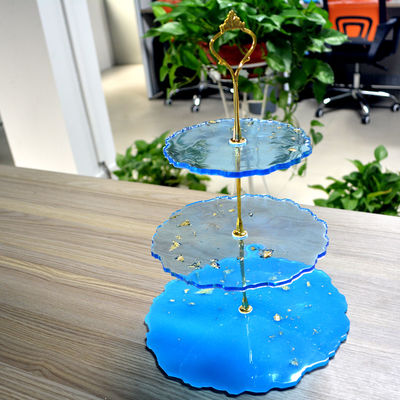 ซื้อ 3 ชั้นซิลิโคนเรซิ่นรองแก้วแม่พิมพ์เค้กตกแต่งรอบรองแก้วแม่พิมพ์ online manufacture