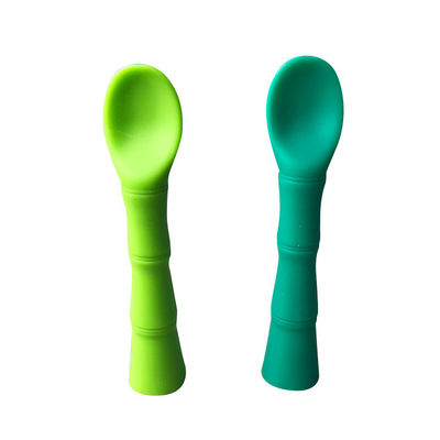 ซื้อ ช้อนไม้ไผ่ผลิตภัณฑ์ซิลิโคนสำหรับเด็กปลอดสาร BPA ขนาดที่กำหนดเอง online manufacture