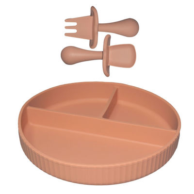 ซื้อ MHC เครื่องมือโต๊ะเด็ก ซิลิโคนการเลี้ยงชุดจานฟอร์คและเล็ดสําหรับเด็กเล็ก เด็ก online manufacture