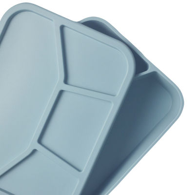 ซื้อ เด็ก ไม่เป็นพิษ ซิลิโคน เซ็ตอาหารเด็ก สีซิลิโคน Bento Box ฟรี BPA online manufacture