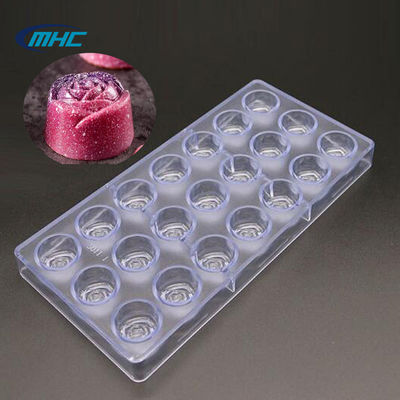ซื้อ จําหน่าย MHC โพลิการ์บอเนต รูปทรงดอกกุหลาบ ช็อคโกแลต FDA อนุมัติ online manufacture