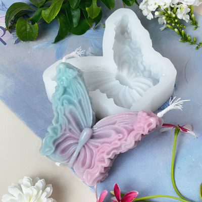 ซื้อ MHC Wholesale Butterfly ซิลิโคน Mold เครื่องล้างจาน Safe Whelk เทียนถือ Mold online manufacture