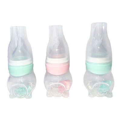 BPA Free ของเล่นกัดฟันแรกเกิด ขวดนม Medium Flow Customized