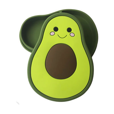 Avocado Shape Baby Training Feeding แผ่นซิลิโคนปลอดสาร Bpa
