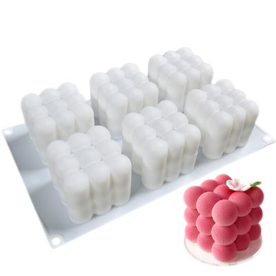 แม่พิมพ์เค้กซิลิโคนเกรดอาหาร 3 มิติ BPA ฟรีทำแม่พิมพ์ Fondant