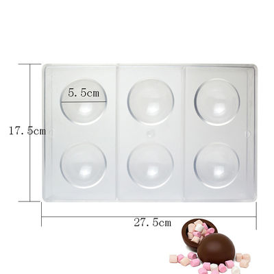 แม่พิมพ์ช็อกโกแลตทรงกลมในครัวเรือน DIY Custom Made Chocolate Moulds