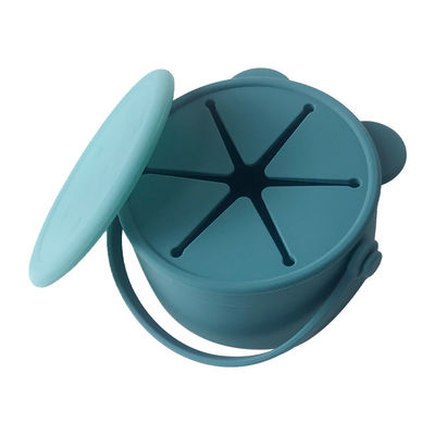 ชามใส่อาหารเด็กซิลิโคนทรงหมี BPA Free Baby Training Bowl Customized