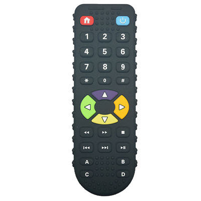 รีโมทคอนโทรลทีวีรูปร่างยางกัดซิลิโคนของเล่นสำหรับเด็กวัยหัดเดิน MHC Gamepad ใหม่