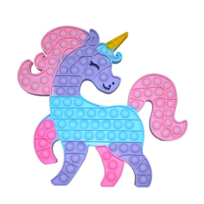 Unicorn Penguin Desktop Puzzle เด็กซิลิโคนของเล่นเพื่อการศึกษา Decompression Press