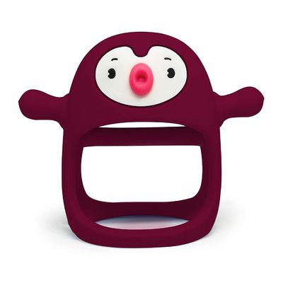 ไม่เป็นพิษ ซิลิโคนเด็ก Teether ของเล่น Teething ความเจ็บปวดการบรรเทาสัตว์เพนกวิน Teether ของเล่น