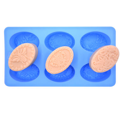 MHC Oem รูปทรงใบซิลิโคน ซาปูน Mold ปรับแต่ง สร้างซาปูน Molds กับโลโก้ในหม้อ
