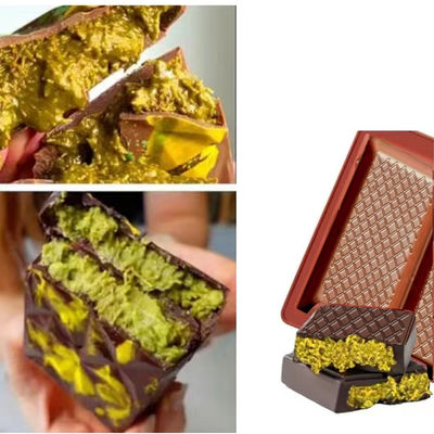 MHC โชคโกแลตคริสต์มาส Mold สําหรับ Geometric บาร์ใหญ่ลึก New Silicon Shape Mold โชคโกแลต Mold Dubai