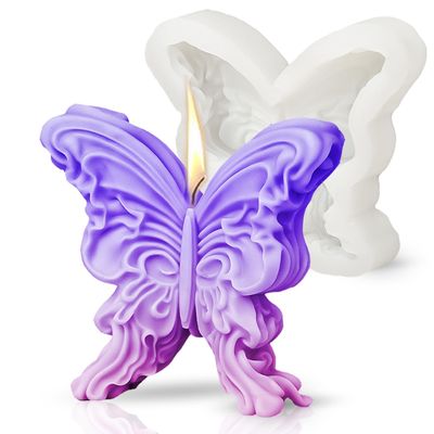 MHC ขนาดใหญ่ Butterfly กลีบเทียน วันเกิด 3D เหรียญพิเศษ ซิลิโคน โมลด์ ผู้ผลิต